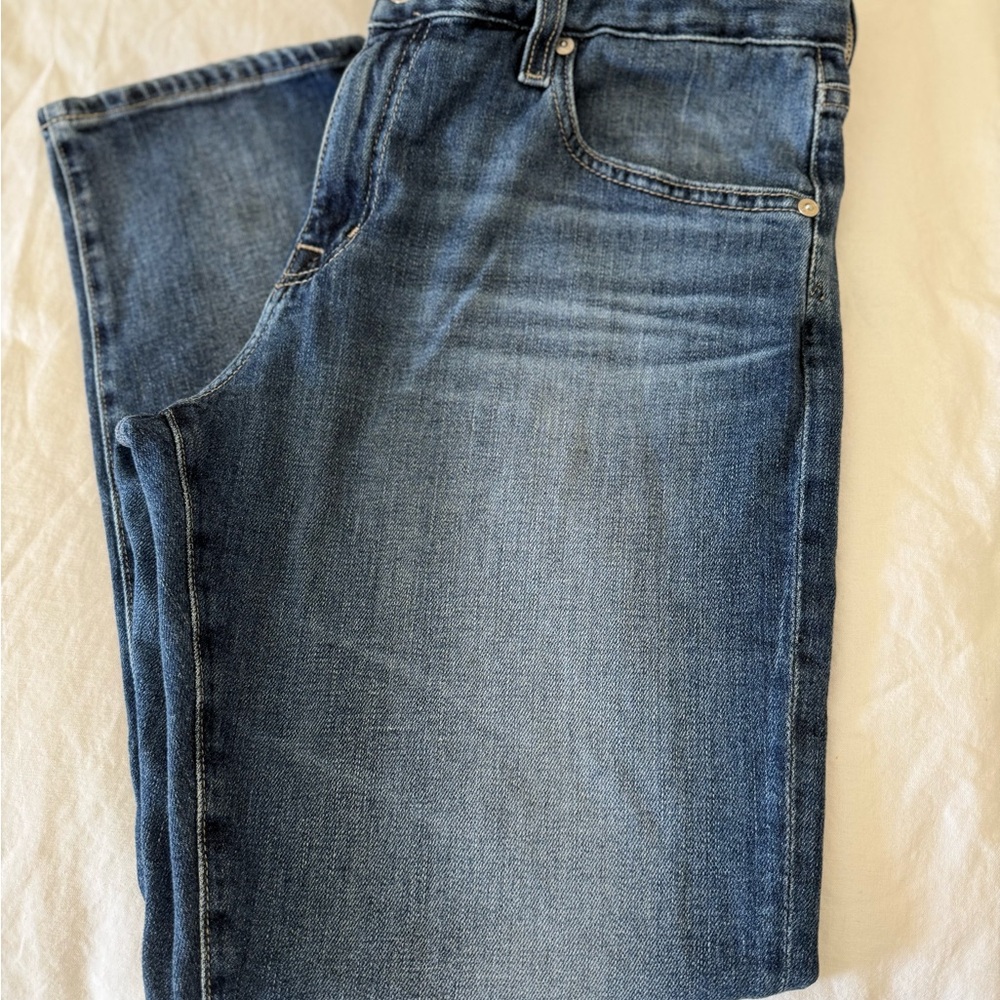 AG Adriano Goldschmied Indigo Straight Jeans